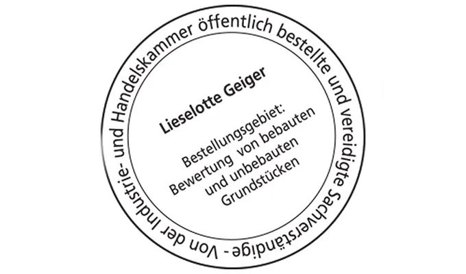 Logo von Lilo Geiger Wert-und Immobilien Gutachter