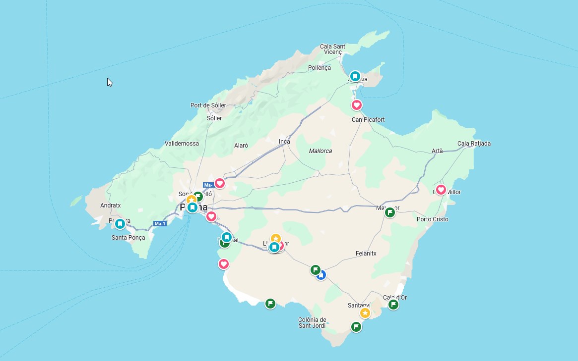 Standortkarte des Unternehmens Scharpf Alarmanlagen - Sicherheit für die Mallorca Immobilie